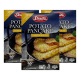 Streit's Low Sodium Potato Pancake Mix - Kosher Certified, Suitable for Passover, Gluten Free, No MSG Added, Just Add Water, Vegan-Friendly, Family Owned (6oz, Pack of 3)