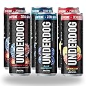 Underdog Performance Energy Drink, Variety Pack, Nootropics, Green Tea Extract, Citrulline, Clean, Sugar Free Fast & Slow Release 249mg Caffeine per
