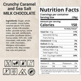 MilkBoy Swiss Chocolates Milk Chocolate Bars, Caramel Salt - 3 oz, 2 Pack