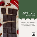 Endangered Species Dark Chocolate Bar with Cinnamon, Cayenne & Cherry (60% cocoa)