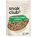 Snak Club Everything Bagel Cashews, 4 Ounce