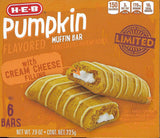 Pumpkin Flavored Muffin Bars, 2 Boxes of 6 Bars