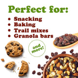 Food to Live Organic Sultana Raisins, 1.5 Pounds - Non-GMO, Unsweetened, Unsulfured, Lightly Coated with Organic Sunflower Oil, Vegan, Paleo Friendly