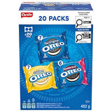 Oreo Sandwich Cookies, Variety Snack Packs, 482G