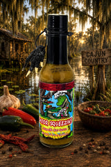 Gator Squeezins Jalapeno Alligator Hot Sauce with Free Gator Claw
