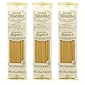 Pasta Toscana | Bronze Die Pasta | Italian Durum Wheat Semolina | Bronze die Pasta, 16 oz (Pack of 3, Linguine)