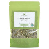 Biokoma Organic Lady's Mantle Herb 1.76 oz - Loose Herbal Tea Alchemilla Vulgaris - USDA Organic Leaves - Resealable Moisture Proof Pouch - No