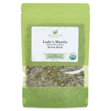 Biokoma Organic Lady's Mantle Herb 1.76 oz - Loose Herbal Tea Alchemilla Vulgaris - USDA Organic Leaves - Resealable Moisture Proof Pouch - No