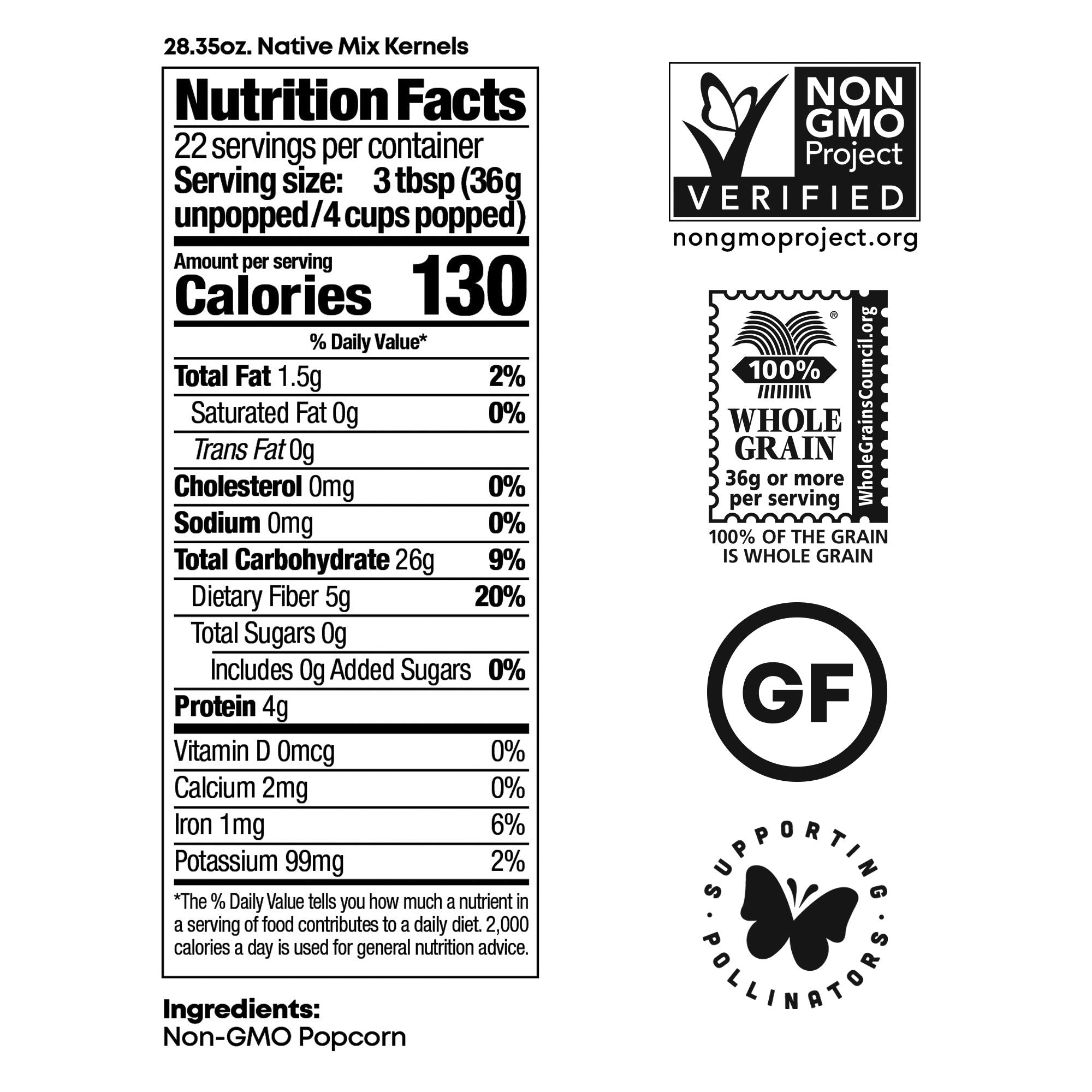 Black Jewell Gourmet Popcorn Kernels, Native Mix, 28.35 Ounces (Pack of 1)