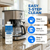 Viskeysta Descaling Solution Compatible with Cuisinart Coffee Machines, 500ml Bottle for 4 Uses