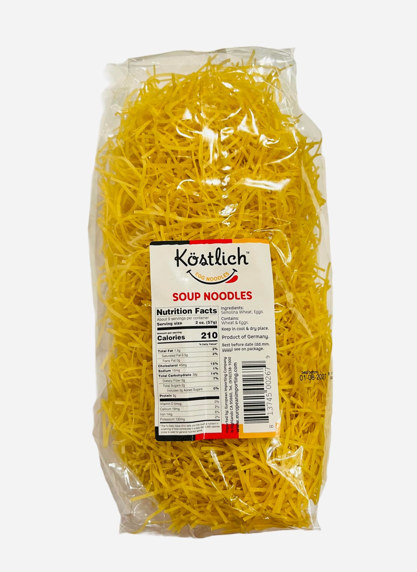 Kostlich Soup Noodles 500g, Pack of 1