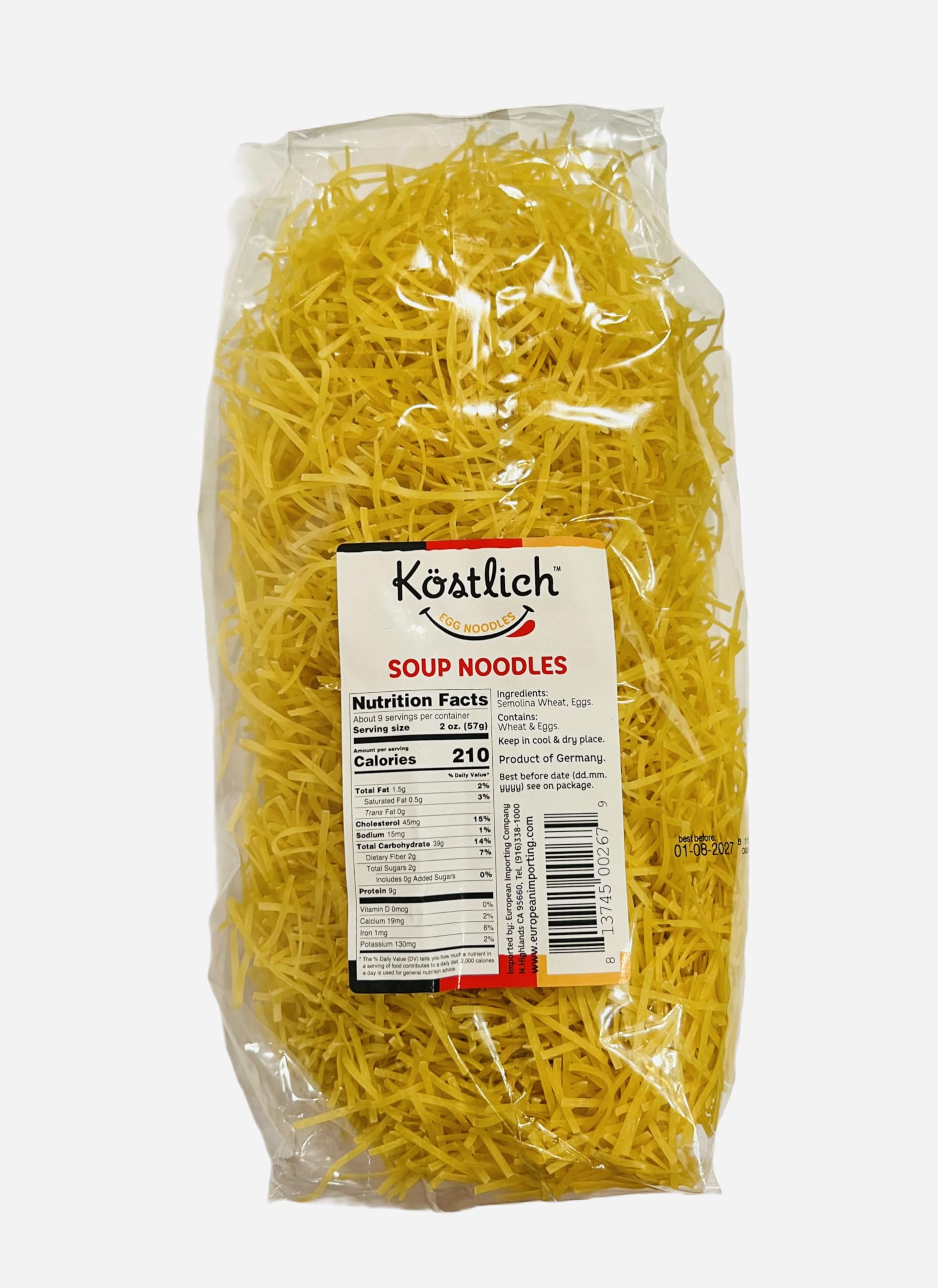 Kostlich Soup Noodles 500g, Pack of 1
