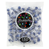 20.1 oz. Individually Wrapped Royal Blue Gumballs - 150 Pcs.