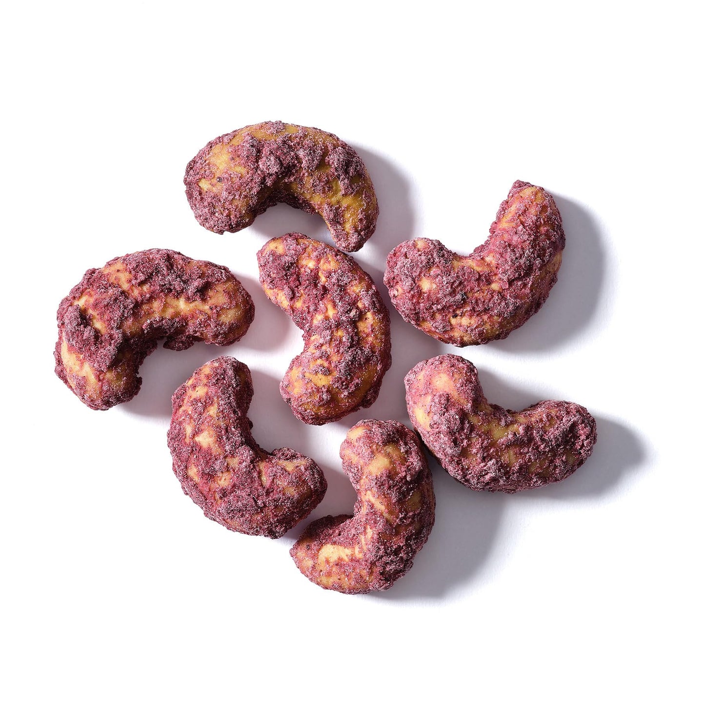 Elan Organic Acai Blueberry Cashews, 5.3 oz, Non-GMO, Vegan, Gluten-Free, Kosher, Glazed Nuts (Roasted Cashews, Acai Berry Powder, Blueberry Juice
