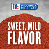 McCormick Culinary Paprika, 18 oz - One 18 Ounce Container of Sweet Paprika Seasoning, Perfect with Chicken, Pork, Beef Marinades and Dressings