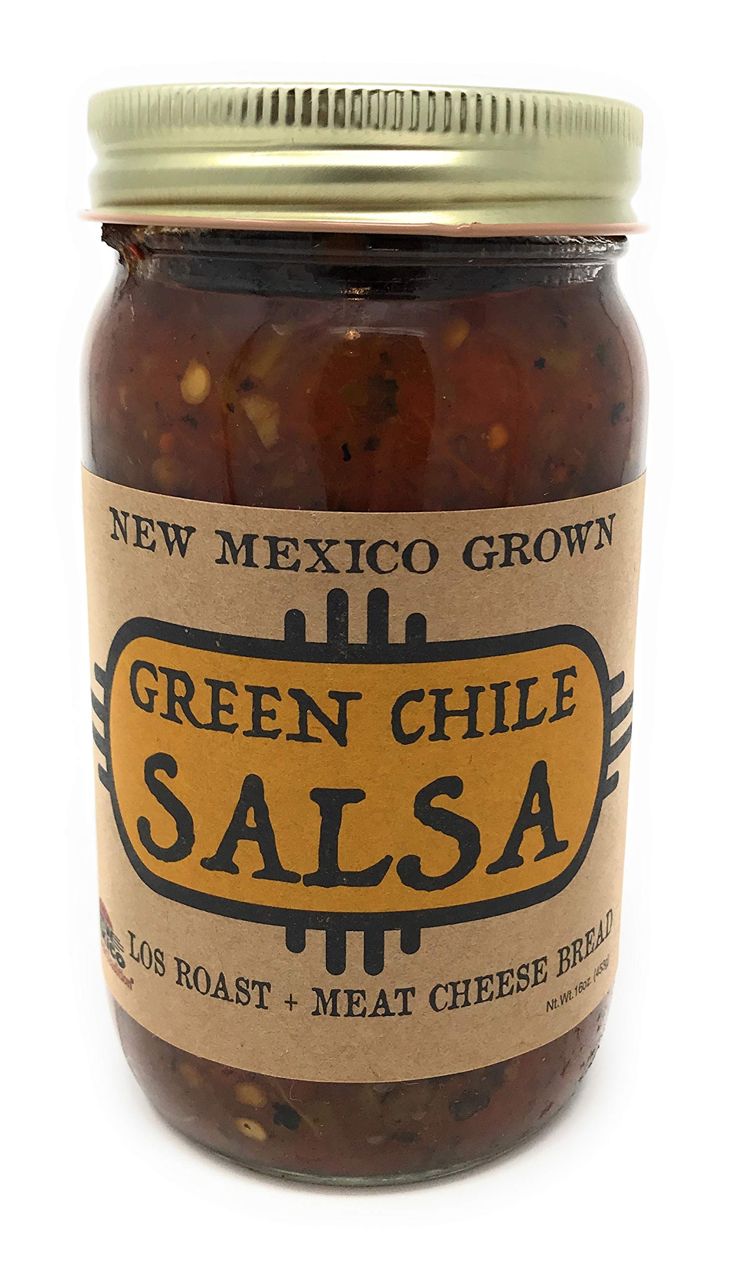 Los Roast, Salsa New Mexico Green Chile, 16 Ounce