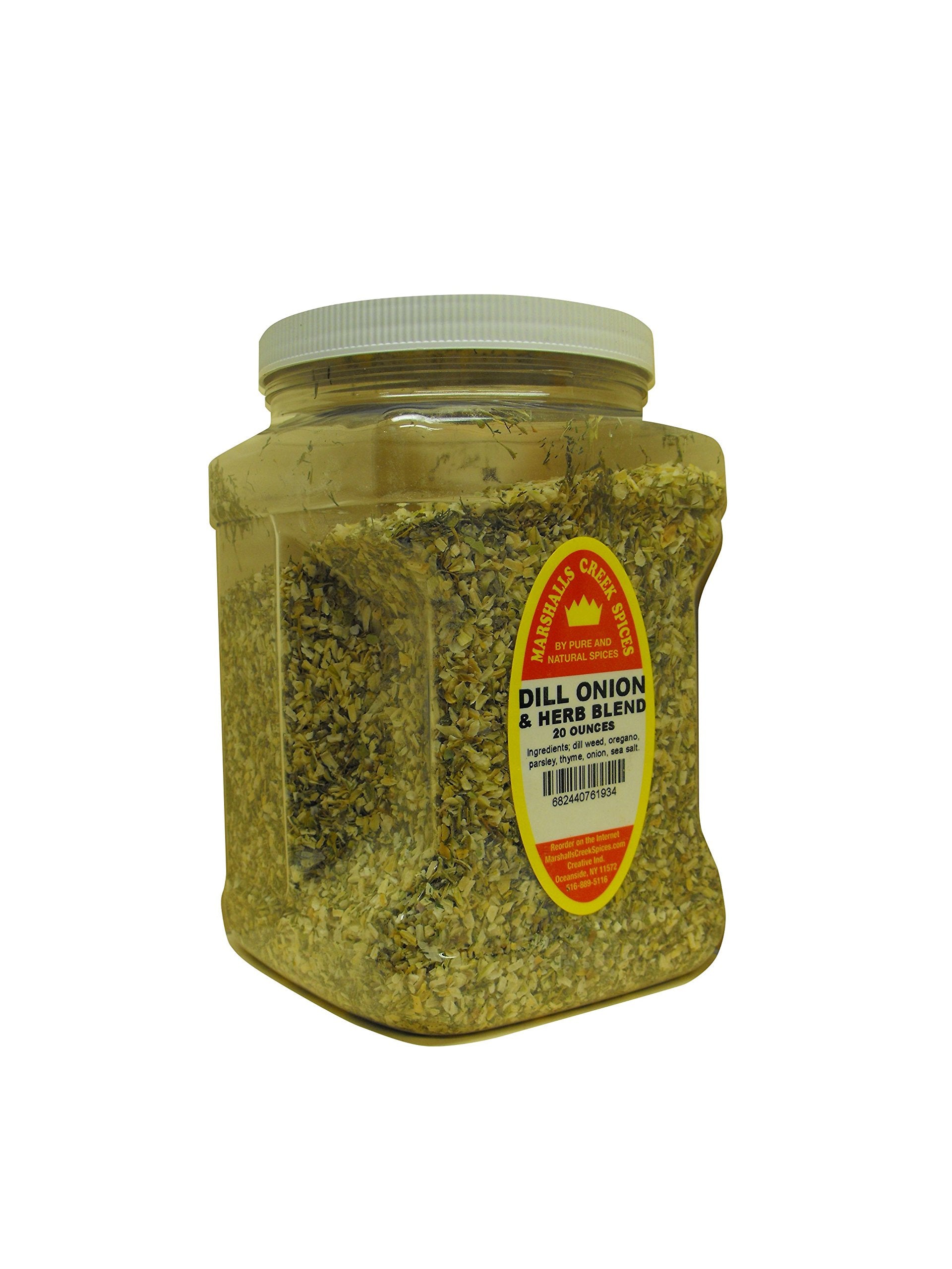 Family Size Marshalls Creek Spices Low Salt, Dill Onion & Herb Blend, 20 Ounces …