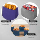 Restaurantware Snack Bags 100 Count 4 x 2.25 x 3.75 Inches Paper Flat Bottom Newsprint Small Food Bags Disposable Newsprint Color
