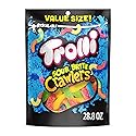 Trolli Sour Brite Crawlers, Candy, Cherry-Lemon, Strawberry-Grape & Orange-Lime, Sweet and Sour, Gummy Worms, Halloween Treat, 28.8 oz