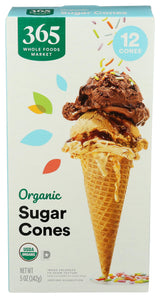 365 by Whole Foods Market, Organic Sugar Cone, 5 Ounce