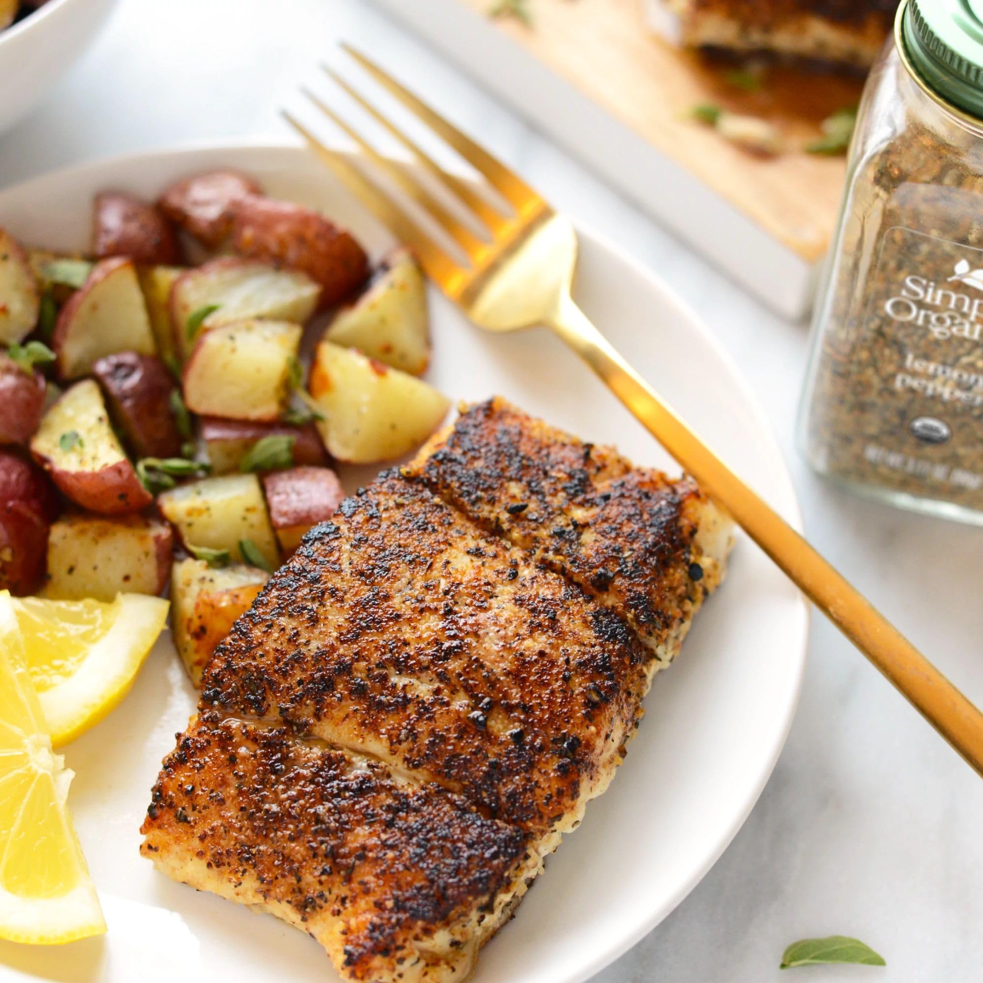 Simply Organic Lemon Pepper, Certified Organic, Kosher | 3.17 Ounce (Pack of 1)