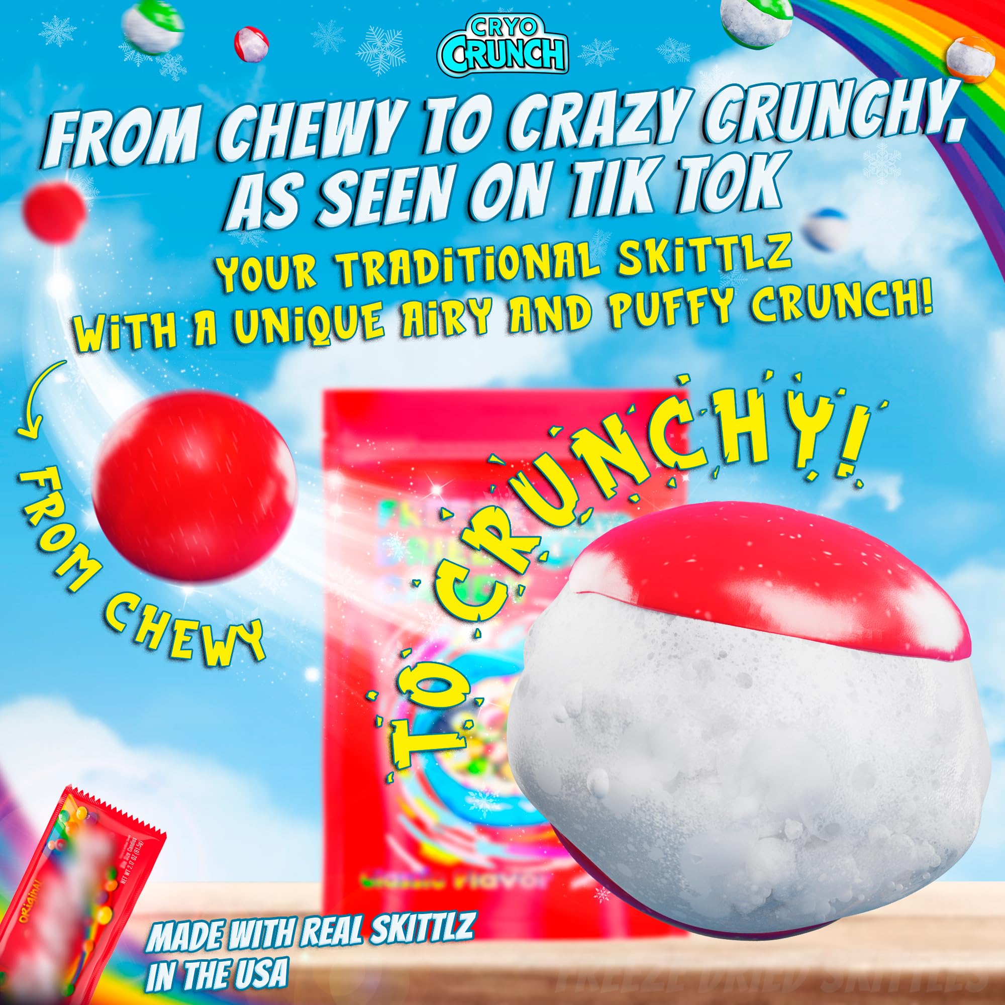 Freeze Dried Candy (10oz) By Primary Colors Candy - USA Made Freeze Dry Candy