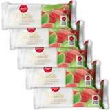 Laima Cherry and Pear Agar Jelly Slices, 170g Package (Pack of 5), Vijol?te (Violet)