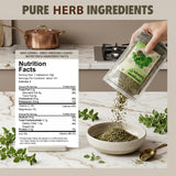 Miss Spring Dried Oregano Leaves - Non-GMO, No Additives - Finely Cut Oregano Dried Leaves Seasoning & Spice - Fresh Dry Herb Seasoning for Pasta