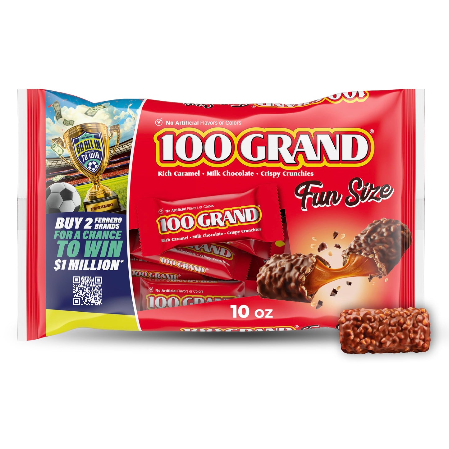 Nestle, 100 Grand Fun Size laydown Bag, 10 Ounce