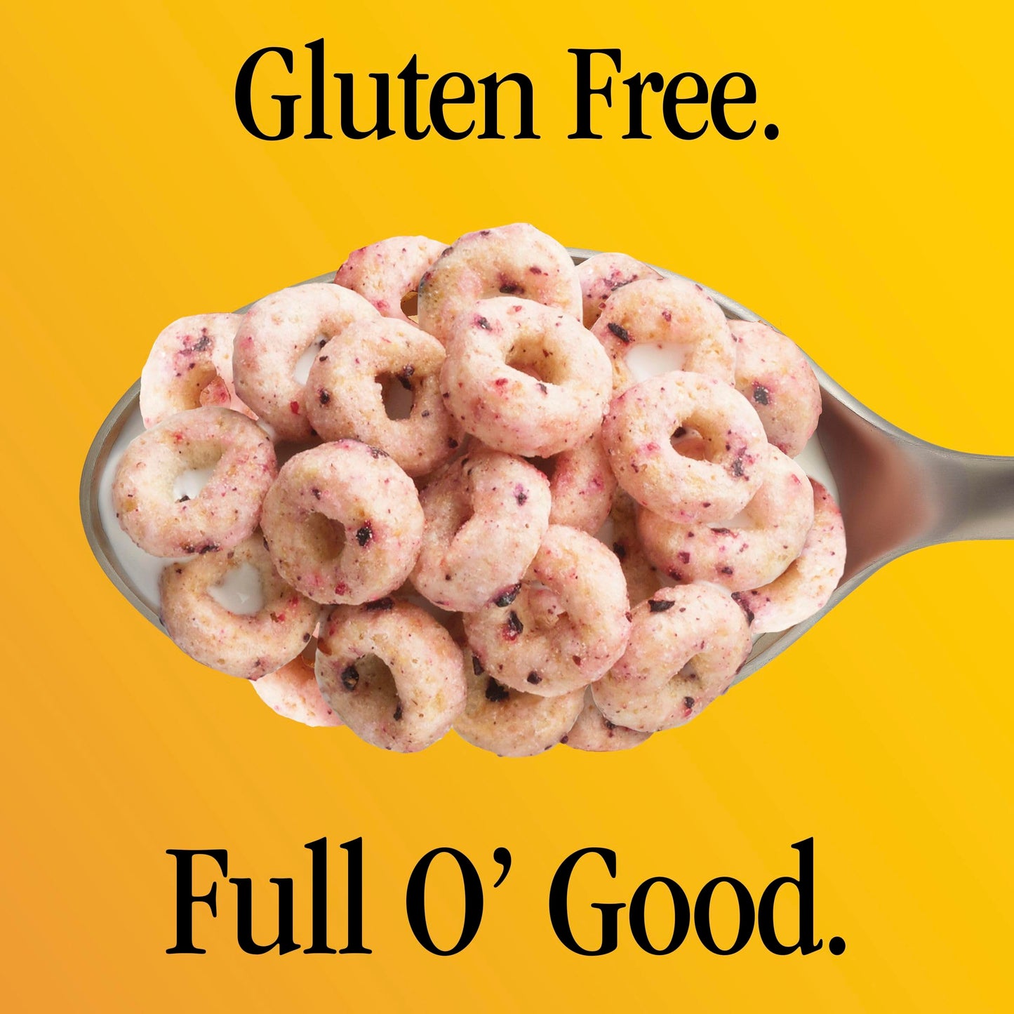 Very Berry Cheerios, Heart Healthy Gluten Free Breakfast Cereal, Made with Whole Grain Oats, Family Size, 18.6 oz