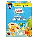 Dole Cherry Mixed Fruit Fruit Bowls Snack in 100% Fruit Juice 12 - 4 oz Cups