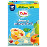 Dole Cherry Mixed Fruit Fruit Bowls Snack in 100% Fruit Juice 12 - 4 oz Cups