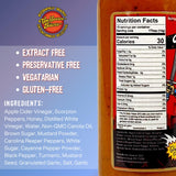 Torchbearer Sauces Honey Badger Hot Sauce 5oz, Scorpion and Carolina Reaper Peppers Sauce, Heat level 8 - Featured on Hot Ones - All Natural