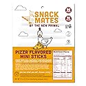 Snack Mates by The New Primal, Chicken Pizza Meat Stick, All Natural Chicken, High Protein and Low Sugar Kids Snack, Certified Paleo, Certified Gluten