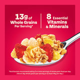 Honey Bunches of Oats Strawberry, Heart Healthy, Low Fat, made with Whole Grain Cereal, 11 Ounce