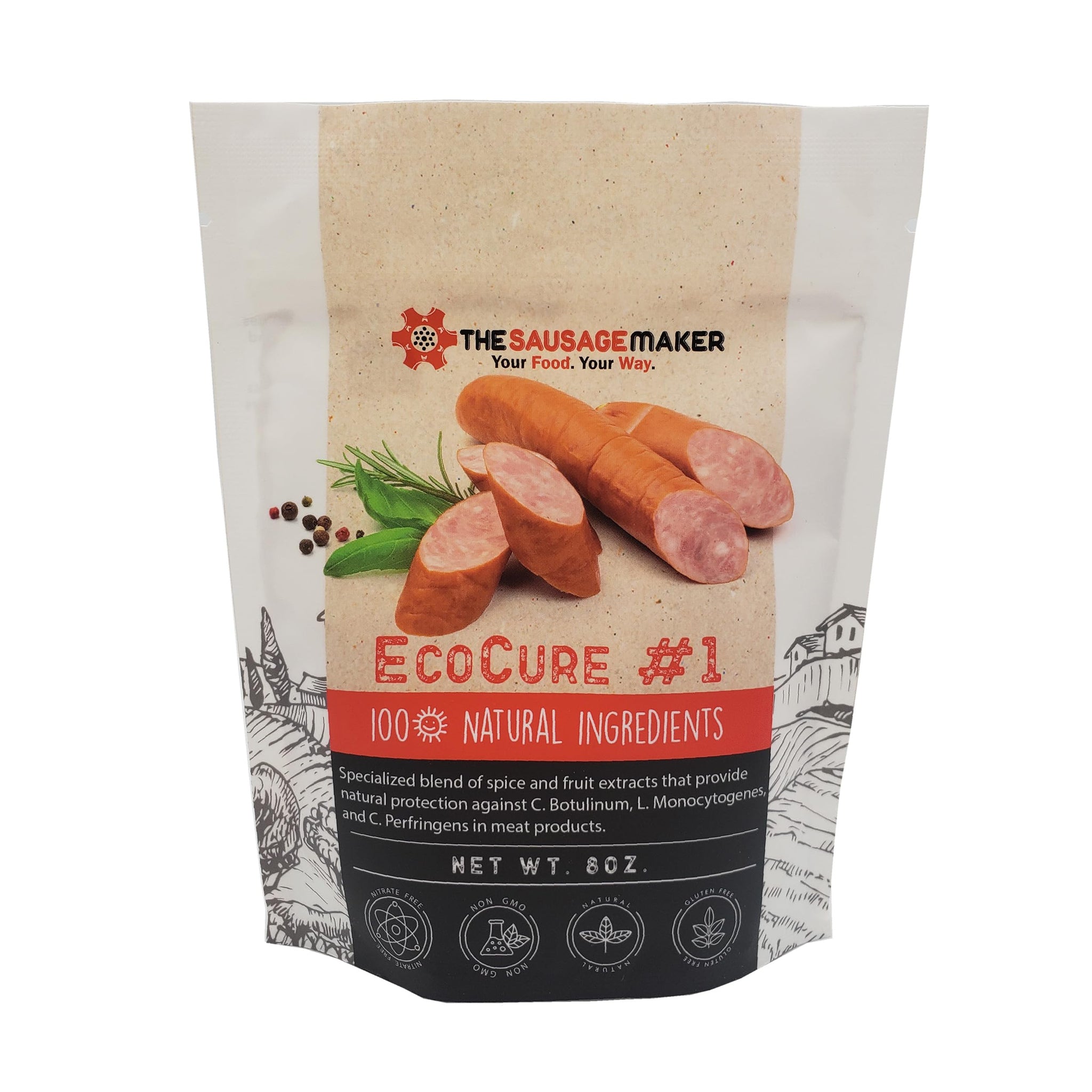 The Sausage Maker EcoCure - Blend of Spice and Fruit Extracts, Provides Natural Protection Against C.Botulinum, L.Monocytogenes and C.Perfrigens, #1