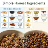 Granolaful Variety Pack - Dubai Chocolate Cereal & Original Mediterranean Crunch | Real Ingredients with Nuts, Seeds, Protein & Fiber | No Seed Oils