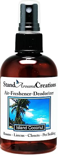 Concentrated Spray For Room/Linen/Room Deodorizer/Air Freshener - 4 fl oz - Scent - Island Coconut: The Sun infused notes of fresh Coconut w/sweet