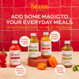 Haxan Ferments Hot Sauce Variety Pack - 4 Pack Gift Set (4 oz Each) - Tomatillo Poblano, Cherry Bomb, Serrano Roasted Garlic & Pumpkin Habanero
