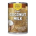 Nature’s Greatest Foods Pure Coconut Milk - No Guar Gum, No Additives, Non-GMO, BPA-Free, Vegan, Gluten-Free and Kosher, 17-19% Coconut Milk Fat, Unsweetened 12-pack