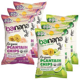 Barnana - Organic Plantain Chips, Acapulco Lime, Healthy Snack Made With 100% Coconut Oil, Non-GMO, Potato Chip Alternative, Zero Sugar, Paleo