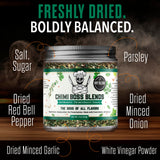 Chimi Boss Blends Chimichurri Original Dry Seasoning, 4 oz - Argentinian Herb & Garlic Rub with Parsley & Chili Flakes - All Natural Seasoning or DIY