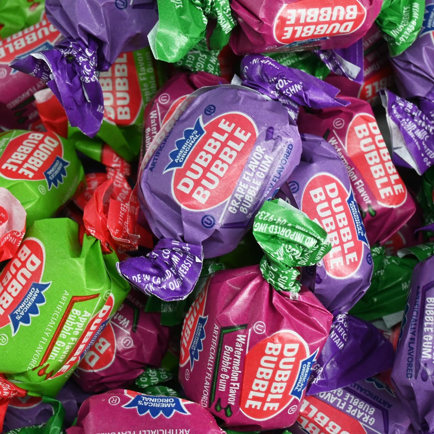 Candy Retailer Dubble Bubble Twist Wrapped Gum (3 Flavor, 1 Lb)