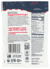 Chocxo, Organic Dark Chocolate Peppermint Cup, 3.45 Ounce