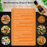 MOB Sauce Sesame Satay - Savory and Nutty Thai Inspired Grilling, Stir-fry and Bowl Sauce That’s Nut-Free, Vegan, Gluten-Free with Natural Ingredients