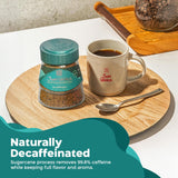Juan Valdez Decaffeinated Freeze Dried Coffee | 100% Colombian Arabica Beans | 100% Colombian Coffee | 3.5 oz / 100 gr Jar | Rich Flavor, Naturally
