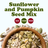 Food to Live Sunflower and Pumpkin Seed Mix, 1 Pound - Natural Snack, Rich in Protein, Perfect for Snacking, Baking and Salads, Raw, Vegan, Kosher