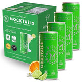 NITRO Mocktails Mockarita (Pack of 4) | Award-Winning Non-Alcoholic Margarita | Non-GMO & Vegan NA Drinks | Low Calorie Alcohol Alternative Beverage |