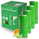 NITRO Mocktails Mockarita (Pack of 4) | Award-Winning Non-Alcoholic Margarita | Non-GMO & Vegan NA Drinks | Low Calorie Alcohol Alternative Beverage |