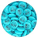 Baby Boy Blue Candy Gum Buttons, 2 Pound Bag (Approx. 180 Pieces), Boy Baby Shower Candy, Baby Themed Candies, Blue Candy For Baby Shower